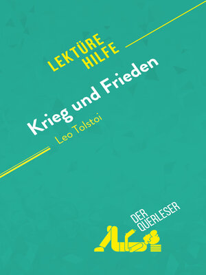 cover image of Krieg und Frieden von Leo Tolstoi (Lektürehilfe)